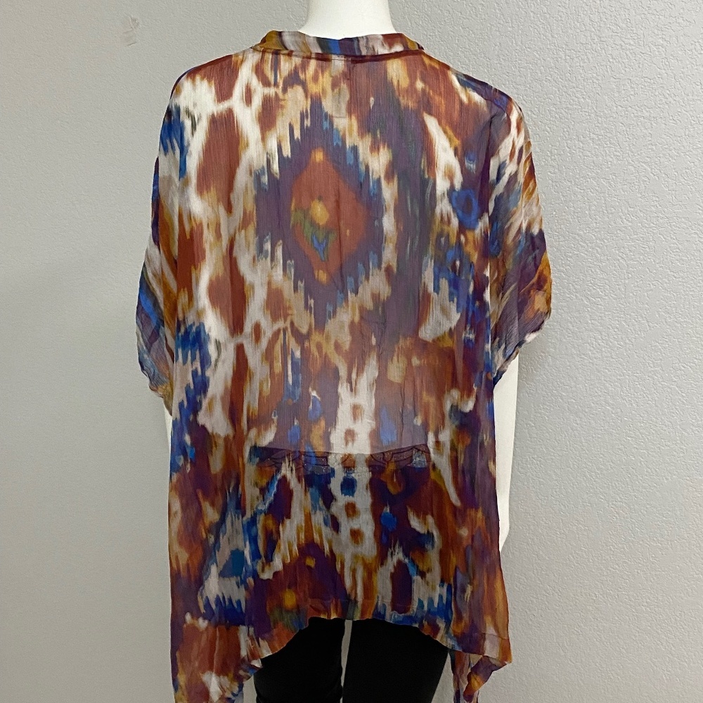 Chico’s Sheer Silk Top - Picture 8 of 9